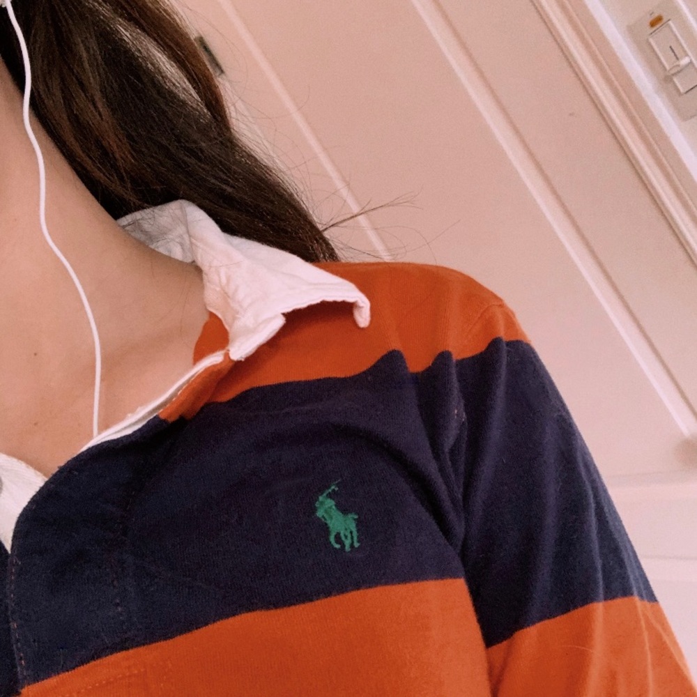 Cropped Polo Ralph Lauren Rugby Shirt